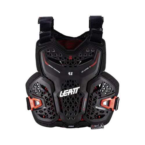 מגן חזה ליט 4.5 הייבריד ג'וניור שחור - LEATT 4.5 HYBRID JR