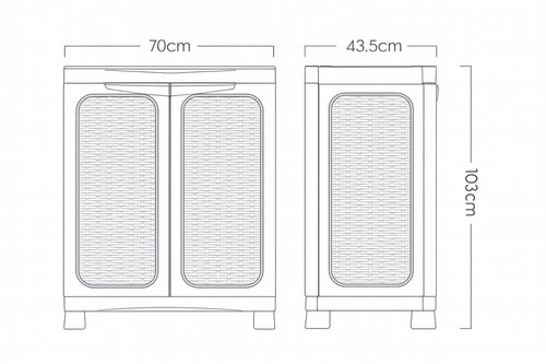ארון אחסון דגם דורון 