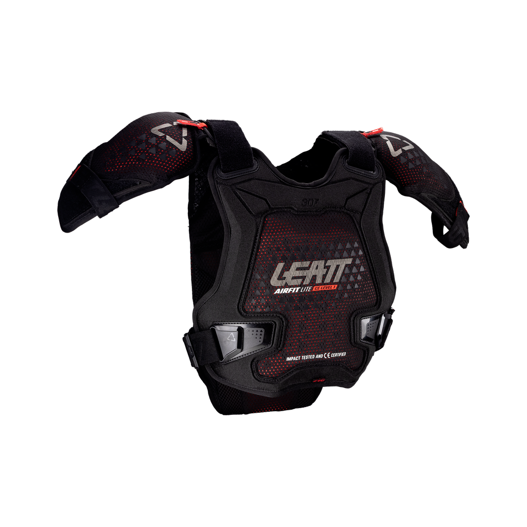 מגן חזה לילדים ונוער ליט שחור - LEATT 3DF AIRFIT EVO PRO JR