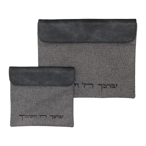 סט טלית תפילין בד פשתן מיוחד