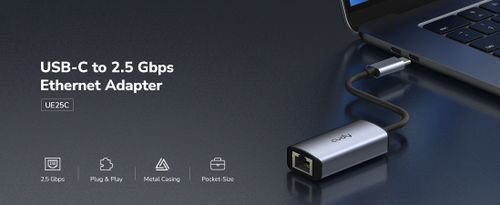 מתאם רשת USB-C to 2.5G Ethernet Adapter