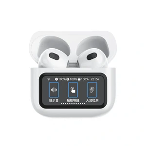 אוזניות Bluetooth אלחוטיות WiWU T23 עם מסך תצוגה, מגע חכם וזיהוי אוזן אוטומטי