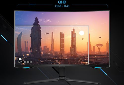 מסך גיימינג קעור חכם Samsung S27BG650EM '27 WQHD  240HZ