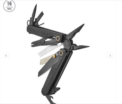 לדרמן מושחר אלפא  ! Leatherman Wave ALPHA Black