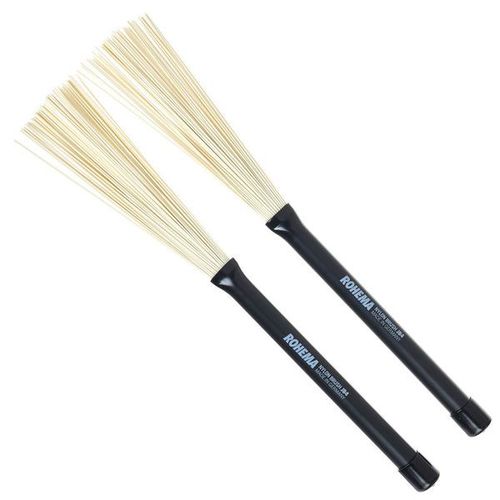 מברשות ניילון לתופים 61397 JB-4 Rubber handle, nylon bristles מבית ROHEMA (GERMANY)