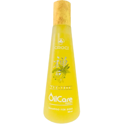 שמפו OilCare לכלבים עם שמן עץ התה לניקוי יסודי ופינוי ריחות וזיהום – Purifying