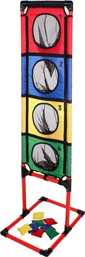 מתקן קליעה למטרה רמזור כולל 8 שקיות שעועית