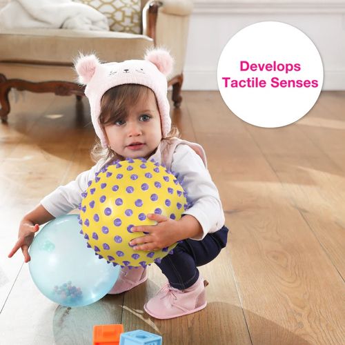 כדור תחושות/עיסוי ענק אטום ורך עם זיזים בגודל 18 ס