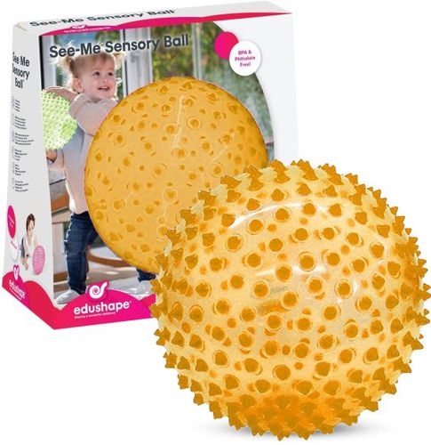 כדור תחושות/עיסוי ענק אטום ורך עם זיזים בגודל 18 ס