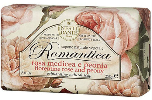 סבון מוצק Romantica פרחי ורד ואדמונית 250 גרם | Romantica florentine rose and peony