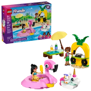 לגו Friends – מסיבת בריכה עם חד קרן ופלמינגו (42658) LEGO