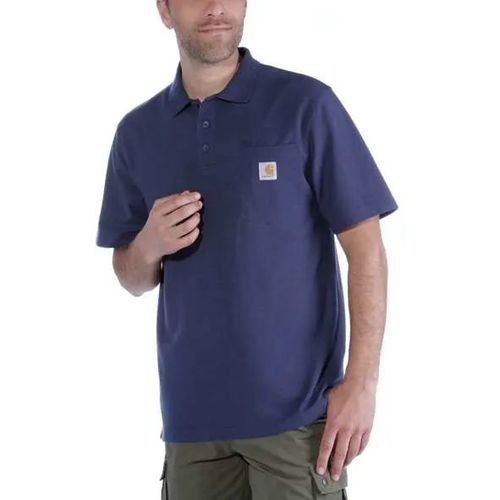 חולצת פולו כיס Contractor דוחה כתמים - Outline