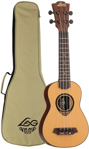 זוית נוספת Lag Tiki Uku 10 Soprano Ukulele