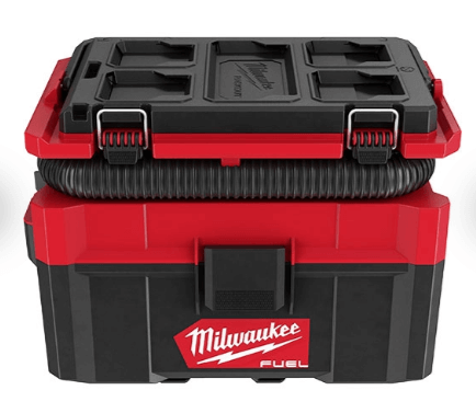 שואב אבק רטוב/יבש מבית מילווקי Milwaukee M18 FUEL™ 2.5 Gallon מסדרת PACKOUT™ – דגם 0970-20 (גוף בלבד)