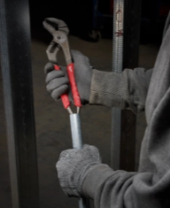 סט פליירים Milwaukee ‎48-22-6330‎ – ‎6‎”‎ ו-‎10‎”‎ Straight Jaw Comfort Grip