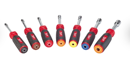 סט ביטים מגנטיים Milwaukee ‎48-22-2517‎ – ‎7‎ חלקים (Metric HollowCore™ Nut Driver Set)