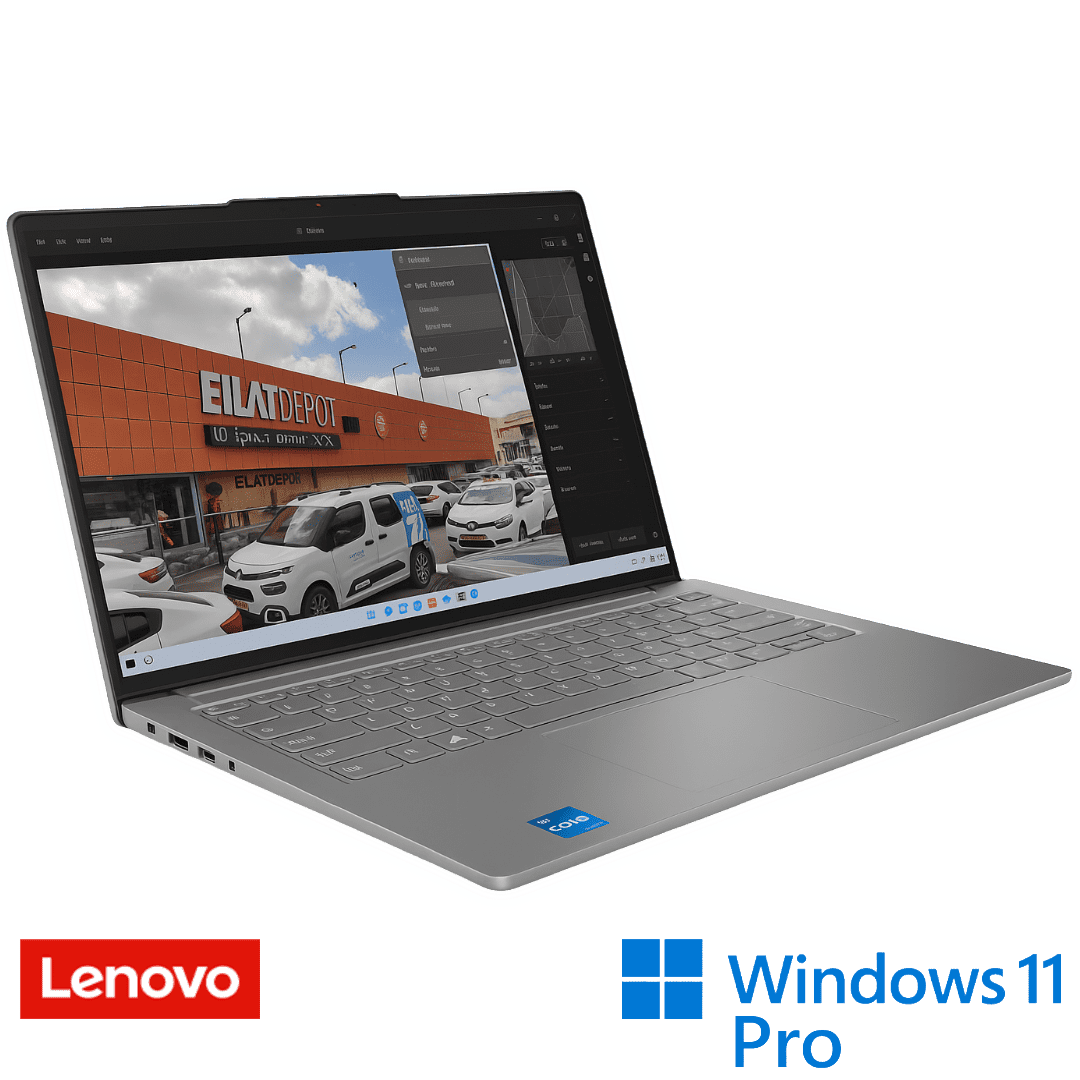 מחשב נייד 83J00056IV Lenovo IdeaPad Slim 5 מסך ״14 מ. Core 7 240H כונן 1TB SSD זכרון 32GB ומ.גרפי Intel® Graphics 