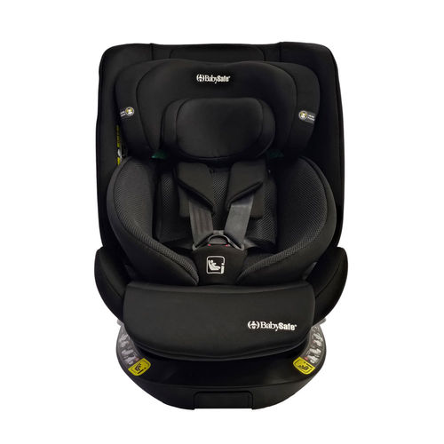 כיסא בטיחות ORBIT מסתובב 360º מבית BabySafe (שחור)