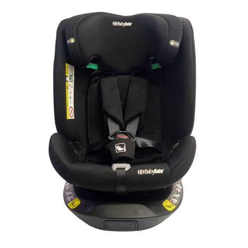 כיסא בטיחות ORBIT מסתובב 360º מבית BabySafe (שחור)