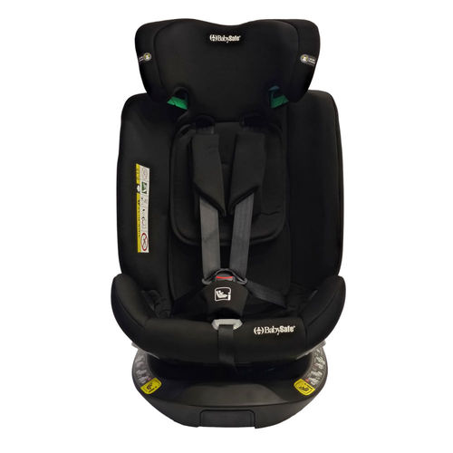 כיסא בטיחות ORBIT מסתובב 360º מבית BabySafe (שחור)