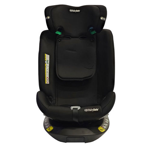 כיסא בטיחות ORBIT מסתובב 360º מבית BabySafe (שחור)
