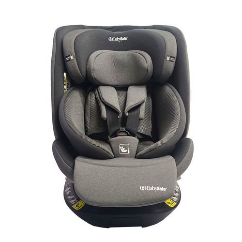 כיסא בטיחות ORBIT מסתובב 360º מבית BabySafe (אפור)