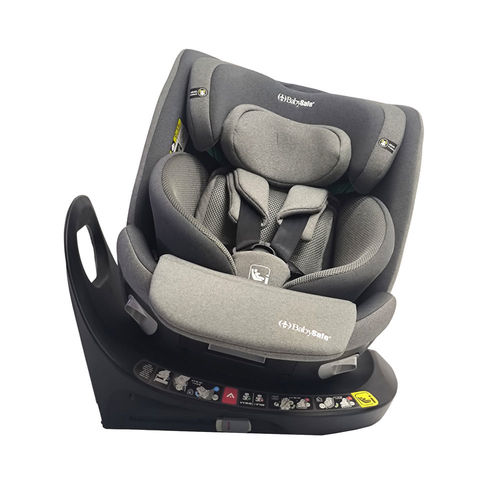 כיסא בטיחות ORBIT מסתובב 360º מבית BabySafe (אפור)