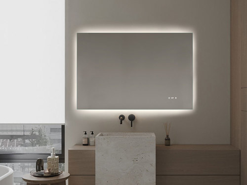 Aspetto מראה "VERONA" מלבן צפה 600*1200 ללא מסגרת CCT & DIMMER & DEFOG IP44 יורולוקס 
