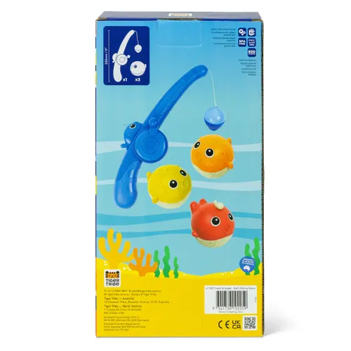 Catch & Splash – משחק דייג מגנטי לאמבטיה לילדים | צעצוע מים אקולוגי מתוך קולקציית במיוחד לילדים (תקריב של המוצר) - שילוב מושלם בין נוחות שימוש יו