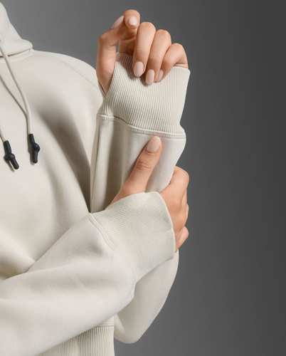 עליונית Form Smooth Spacer Crop Hoodie MNG/MNG