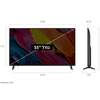 טלוויזיה חכמה 55" LG 4K QNED אל ג`י דגם 55QNED70A6A