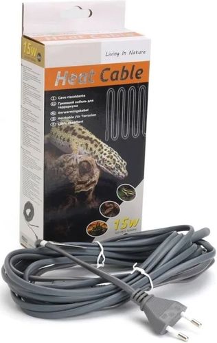  Reptizoo Heat Cable 15W – כבל חימום מקצועי לטרריומים