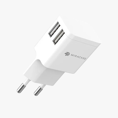 מטען קיר MIRACASE MWC244 2.4A 2USB
