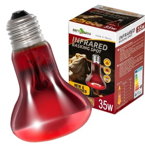 נורת אינפרא אדום לחימום לילה – Repti Zoo Infrared Basking Spot 35W
