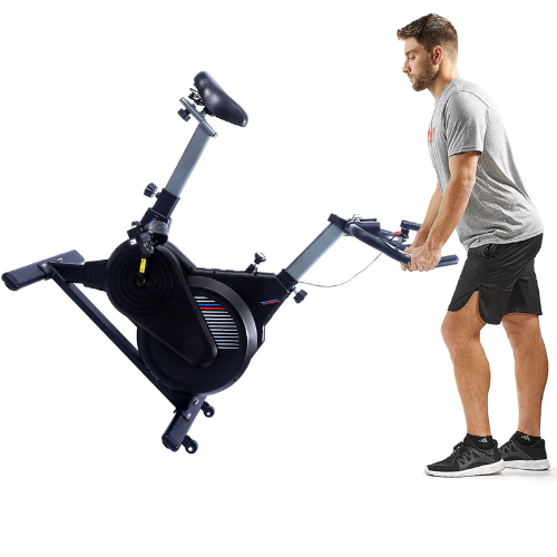 אופני ספינינג עם גלגל תנופה 5KG שחור