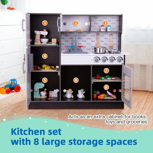 מטבח גורמה מפואר מעץ