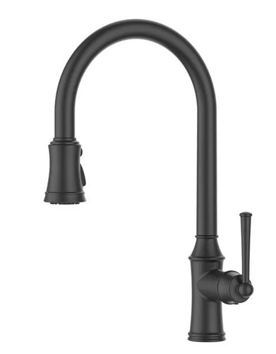 ברז מטבח נשלף 1091B שחור מט SIVANOFIR