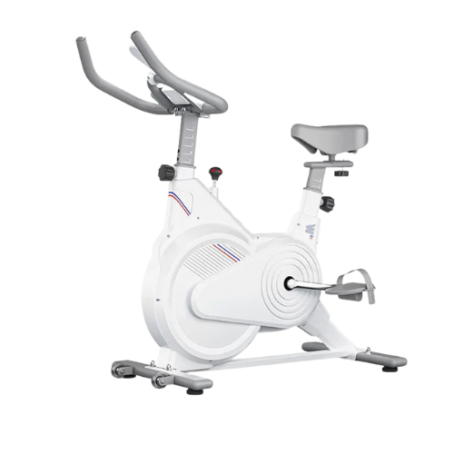 אופני ספינינג עם גלגל תנופה 5KG לבן
