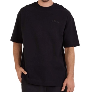 חולצה BALR מידות XS-XXL לגברים בגוון שחור עם לוגו