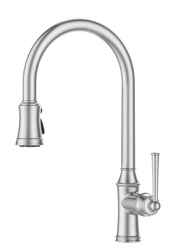 ברז מטבח נשלף 1091CB מוברש SIVANOFIR