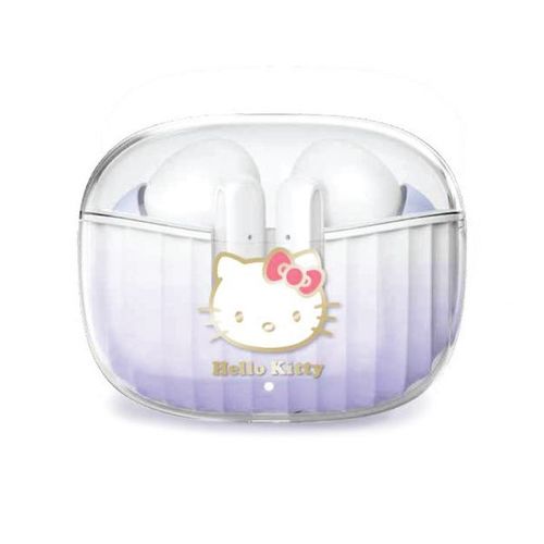 אוזניות אלחוטיות HELLO KITTY TWS Earphones Purple