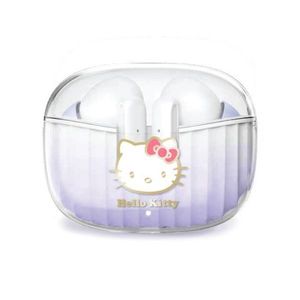 אוזניות אלחוטיות HELLO KITTY TWS Earphones Purple