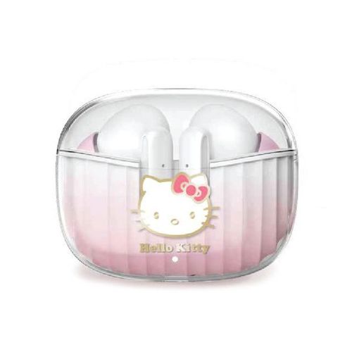 אוזניות אלחוטיות HELLO KITTY TWS Earphones Pink