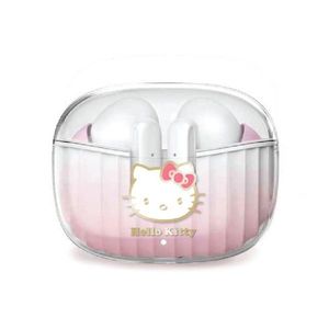 אוזניות אלחוטיות HELLO KITTY TWS Earphones Pink