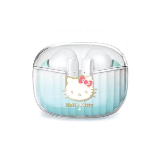 אוזניות אלחוטיות HELLO KITTY TWS Earphones Blue
