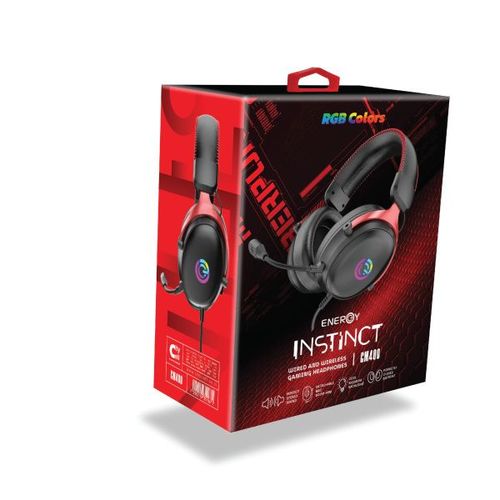 אוזניות גיימינג קשת חוטיות ENERGY INSTINCT GM400 RGB
