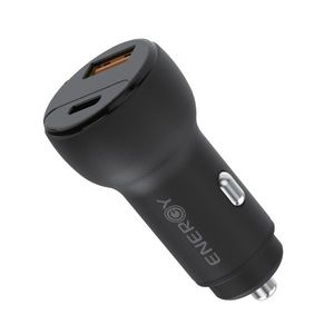 מטען רכב ENERGY Swift 1C+1A PD65W with C to L 0.8M שחור
