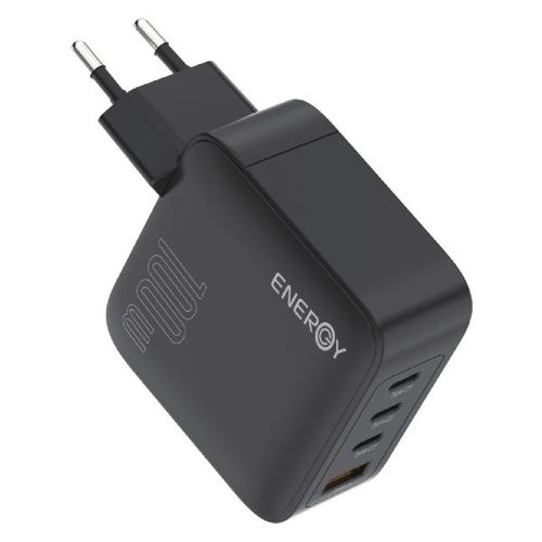 מטען בית ENERGY Premium 3C+1QC PD100W with C to C 1.5M cable שחור