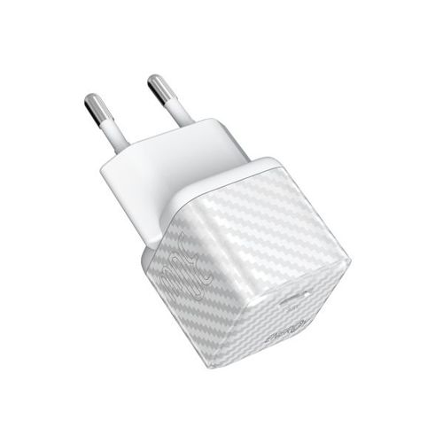מטען בית ENERGY Carbon GaN Nano PD30W+C to C 1.5M לבן