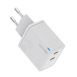 מטען בית ENERGY Premium 1C+1C PD45W with C to C 1.5M cable לבן